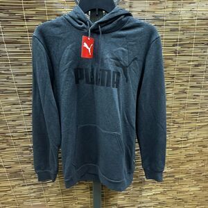 PUMA Mens Long Sleeve Hoodie, Small, Gray